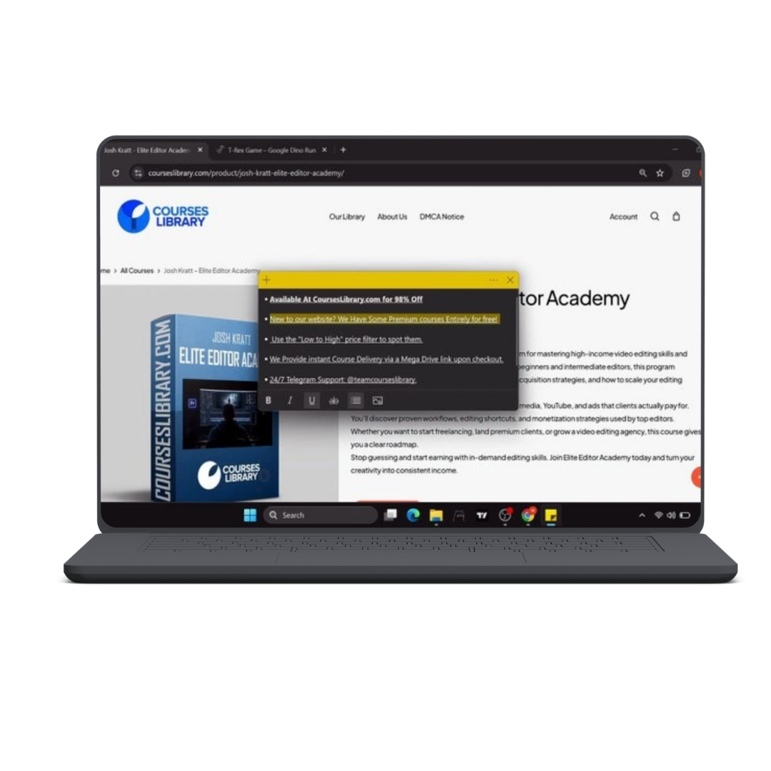 Josh Kratt - Elite Editor Academy